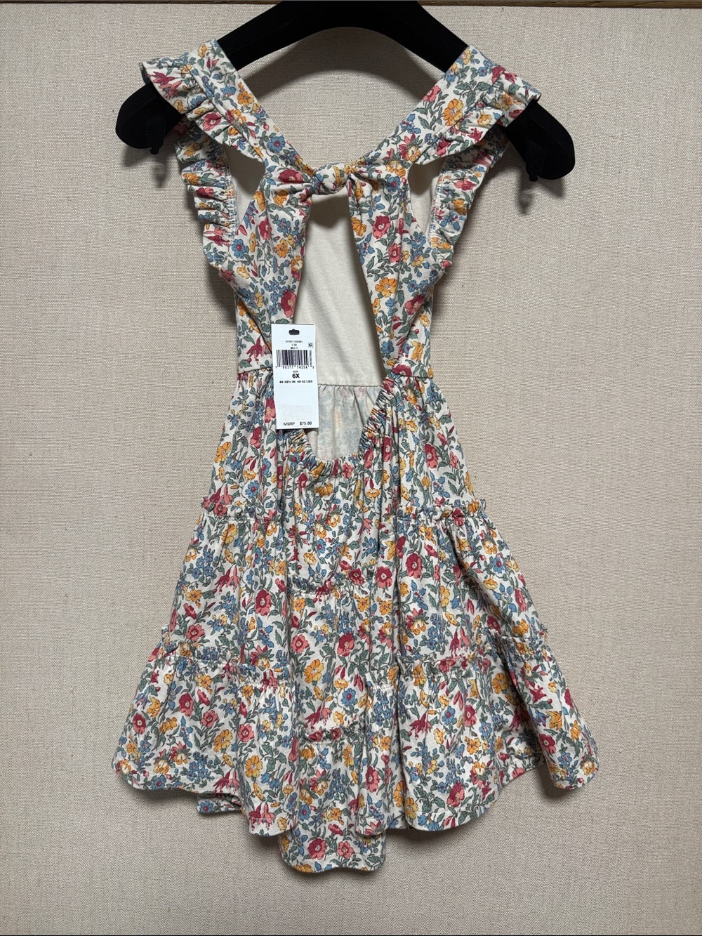 NWT Polo Ralph Lauren Toddler and Little Girls Floral Ruffled Dress Size 6X - Picture 4 of 4